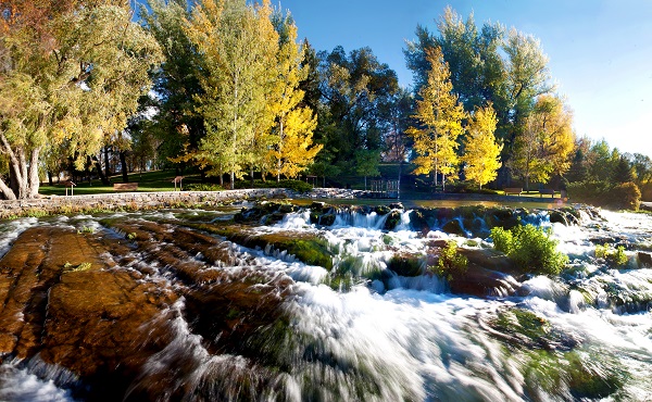 Giant springs state park in Great Falls Montana