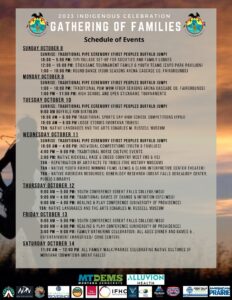 Gathering of Families 2023 Schedule of Events