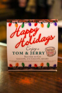 Tom & Jerry drink at City Bar in Great Falls, Montana