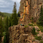 Jared Dillingham above Memorial Falls