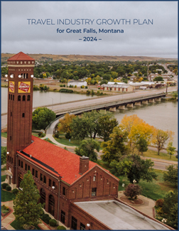 Cover of the 2024 Travel Industry Growth Plan for Great Falls, Montana